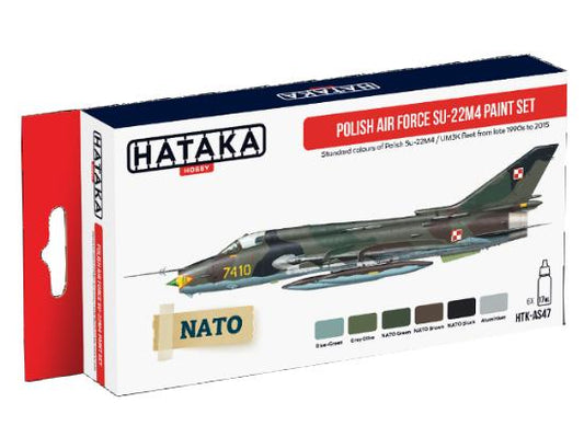 6 x 17ml Hataka - Acrylic Paint Set - Polish Air Force SU-22 M4