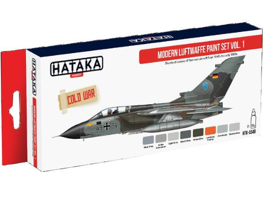 8 x 17ml Hataka - Acrylic Paint Set - Modern Luftwaffe - Vol 1