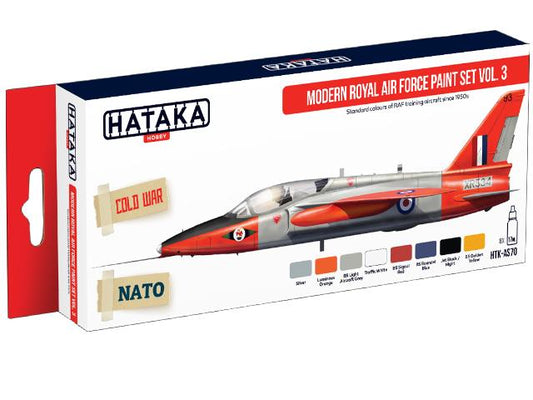 8 x 17ml Hataka - Acrylic Paint Set - Modern Royal Air Force Vol. 3