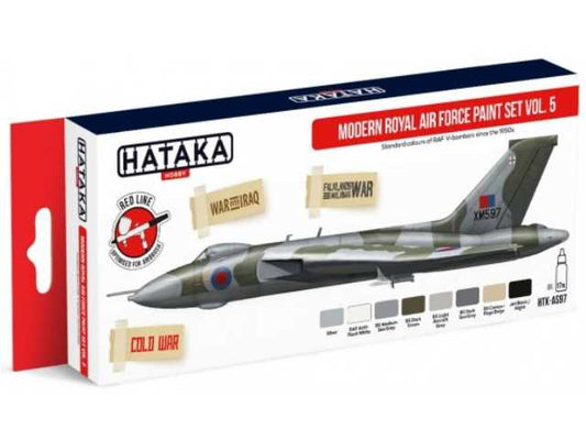 8 x 17ml Hataka - Acrylic Paint Set - Royal Air Force vol. 5