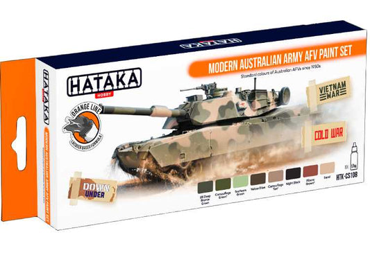 8 x 17ml Hataka - Lacquer Paint Set - Modern Australian Army AFV