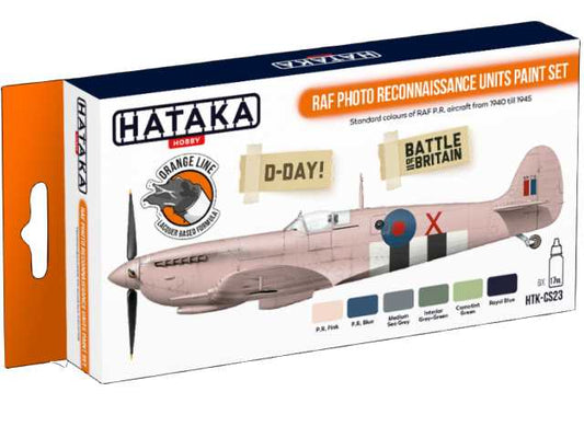 6 x 17ml Hataka - Lacquer Paint Set - RAF Photo Reconnaissance Units