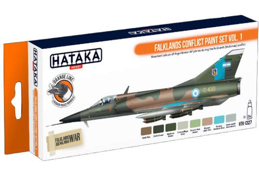 8 x 17ml Hataka - Lacquer Paint Set - Falklands Conflict vol. 1