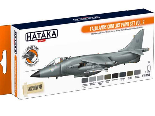 8 x 17ml Hataka - Lacquer Paint Set - Falklands Conflict vol. 2