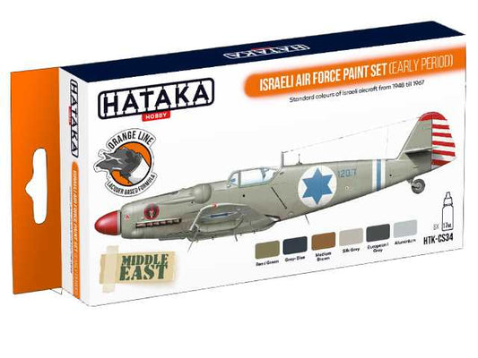 6 x 17ml Hataka - Lacquer Paint Set - Israeli Air Force early period