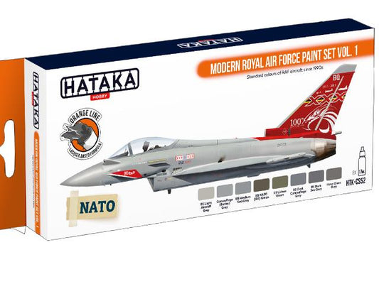 8 x 17ml Hataka - Lacquer Paint Set - Modern Royal Air Force vol. 1