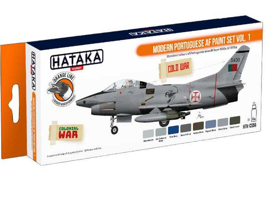 8 x 17ml Hataka - Lacquer Paint Set - Modern Portuguese AF vol. 1