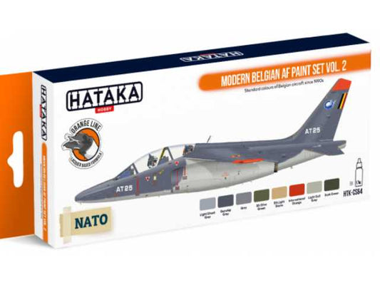 8 x 17ml Hataka - Lacquer Paint Set - Modern Belgian AF vol. 2