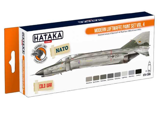 8 x 17ml Hataka - Lacquer Paint Set - Modern Luftwaffe vol. 4