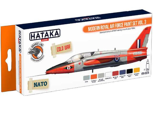8 x 17ml Hataka - Lacquer Paint Set - Modern Royal Air Force vol. 3