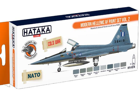8 x 17ml Hataka - Lacquer Paint Set - Modern Hellenic AF vol. 2