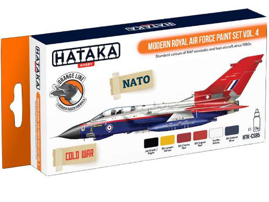 6 x 17ml Hataka - Lacquer Paint Set - Modern Royal Air Force vol. 4