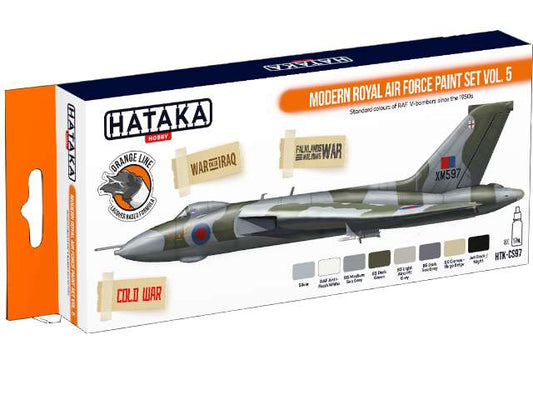 8 x 17ml Hataka - Lacquer Paint Set - Modern Royal Air Force vol. 5