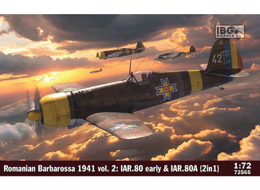 1/72 IBG - Romanian Barbarossa 1941 Vol.2 IAR.80 early & IAR.80A (2 Kits)