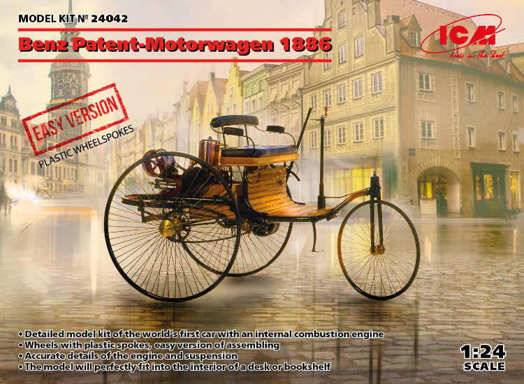 1/24 ICM - Benz Patent-Motorwagen 1886 - easy version