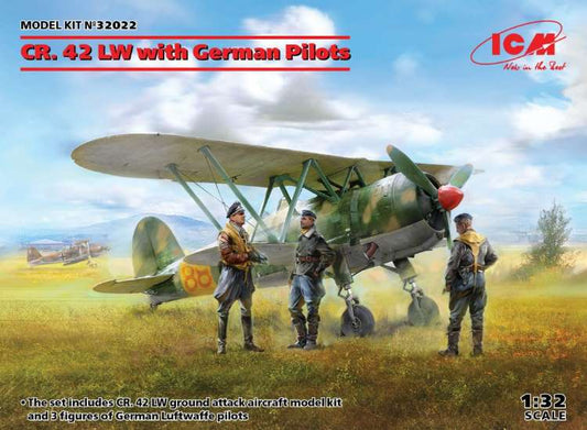 1/32 ICM - Fiat CR.42 LW with German Pilots