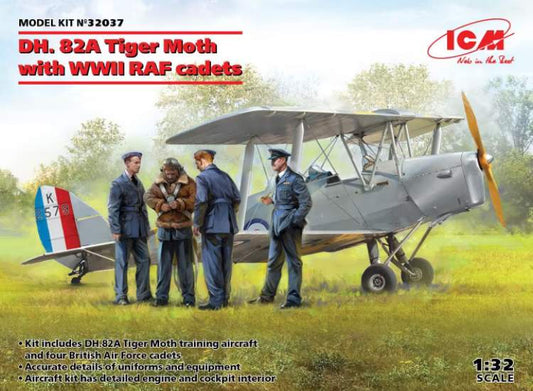 1/32 ICM - Dh.82A Tiger Moth w/ RAF Cadets