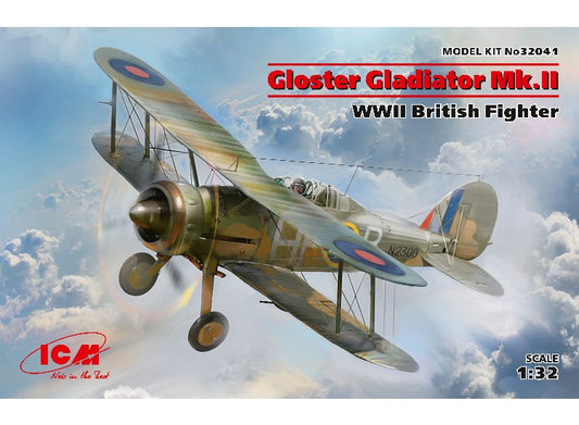 1/32 ICM - Gloster Gladiator Mk.II, WWII British Fighter