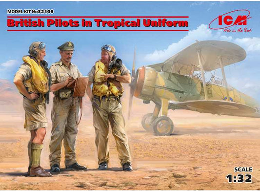 1/32 ICM - British Pilots in Tropical Uniform (1939-1943)