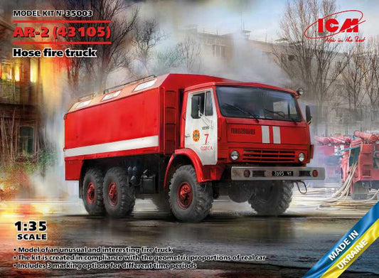 1/35 ICM - AR-2 Hose Fire Truck on Kamaz-4310 chassis