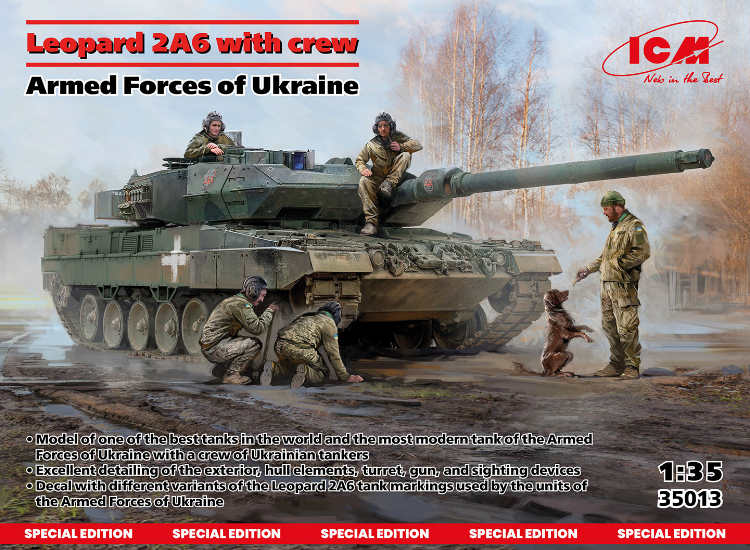 1/35 ICM - Leopard 2A6 with crew - Armed Forces of Ukraine