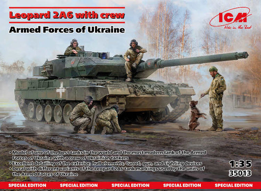 1/35 ICM - Leopard 2A6 with crew - Armed Forces of Ukraine