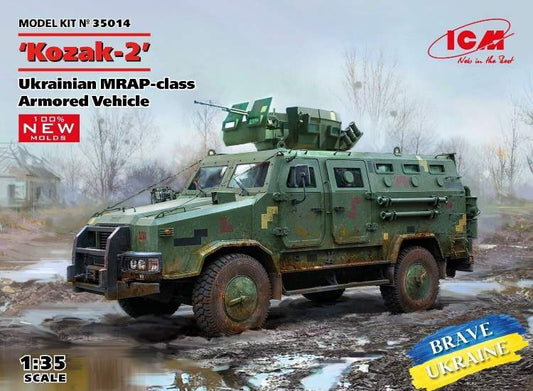 1/35 ICM - Kozak-2 Ukrainian MRAP-class Armored Vehicle