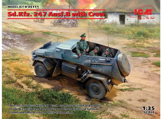 1/35 ICM - Sd.Kfz. 247 Ausf.B with Crew