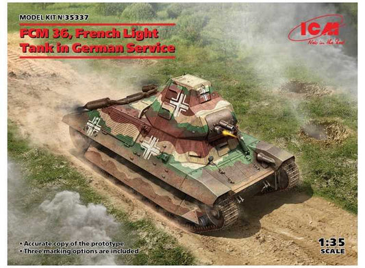 1/35 ICM - FCM 36 French Light Tank in German service