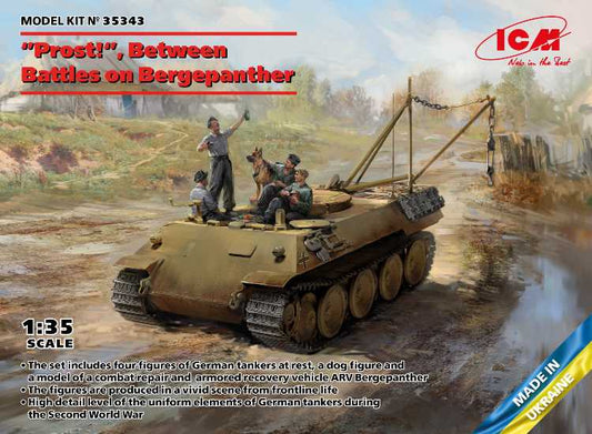 1/35 ICM - Prost! - Between Battles on Bergepanther