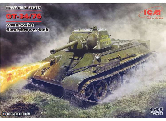 1/35 ICM - OT-34/76 Soviet flamethrower tank 2MV