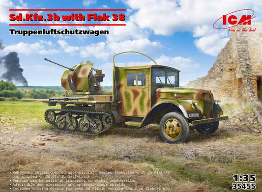 1/35 ICM - Sd.Kfz.3b with Flak 38 AA Gun