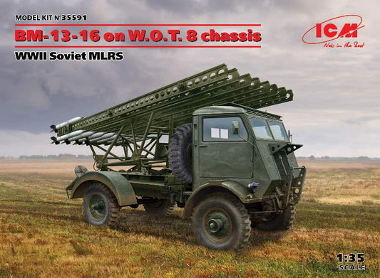 1/35 ICM - BM-13-16 on W.O.T 8 Chassis - WW2 Soviet MLRS