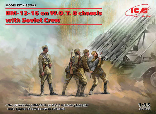 1/35 ICM - BM-13-16 on W.O.T 8 chassis w/ Soviet Crew