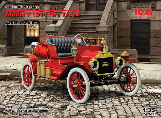 1/35 ICM - American Ford T 1914 Fire Truck