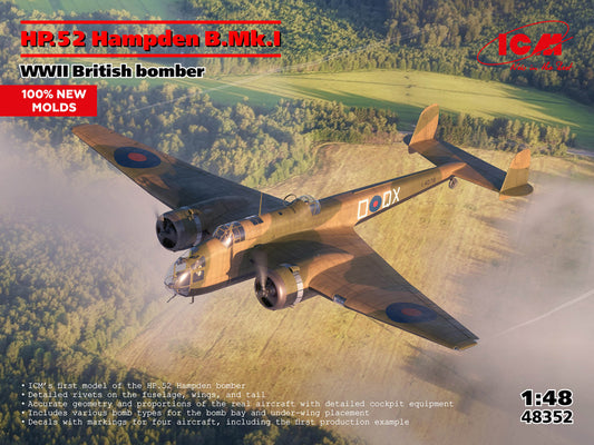 1/48 ICM - HP.52 Hampden B.Mk.I