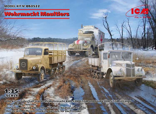 1/35 ICM - Wehrmacht Maultiers (3 Kits)