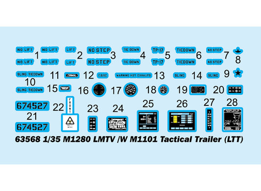 1/35 I Love Kits - M1280 LMTV /w M1101 Tactical Trailer