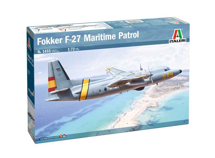 Italeri IT1455 1/72 - Fokker F-27 SAR Maritime Patrol
