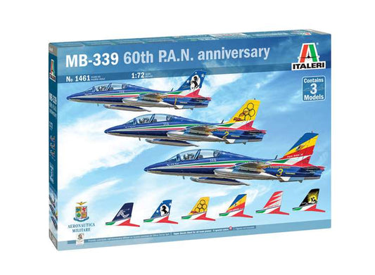 1/72 Italeri - MB 339 P.A.N. 60th anniversary (3 Models)