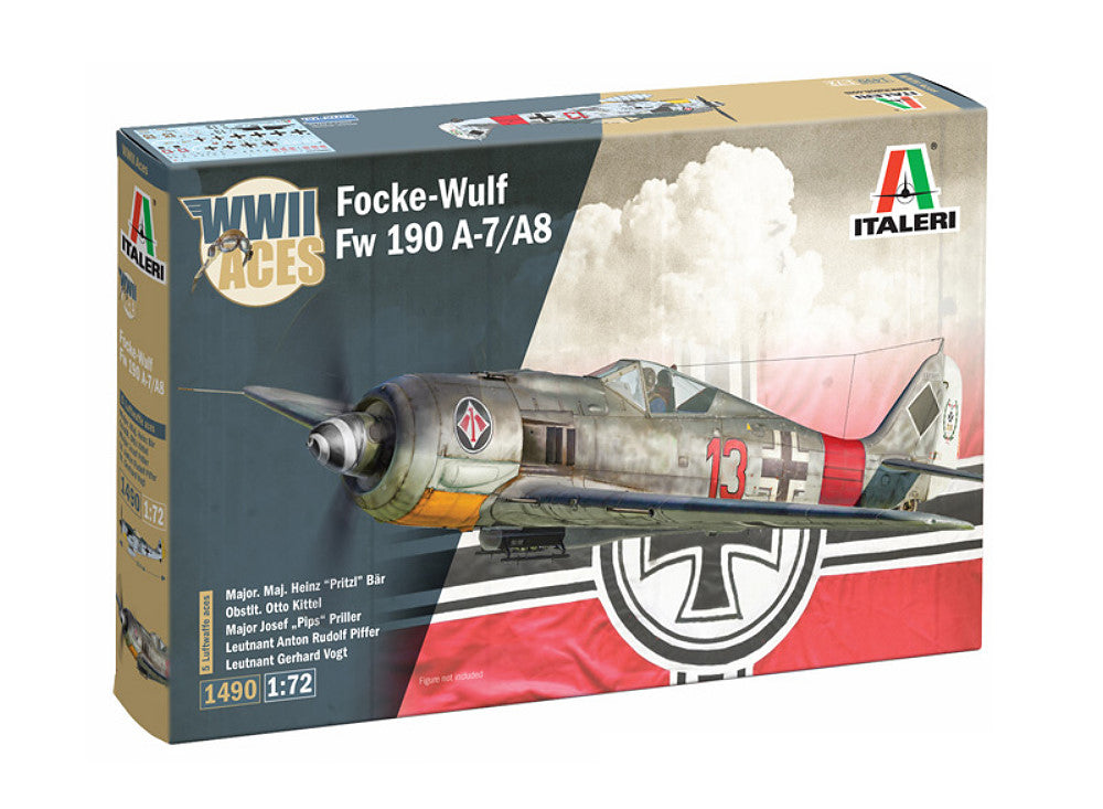 1/72 Italeri - Focke-Wulf Fw 190 A-7 / A8 WWII Aces