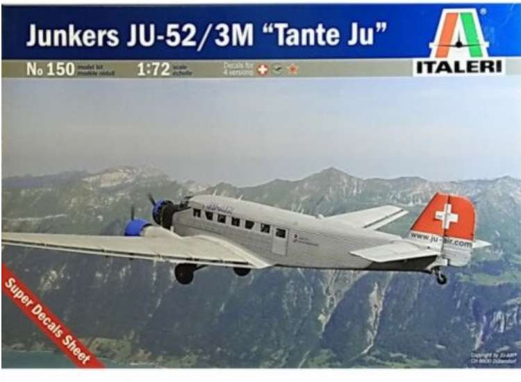 1/72 Italeri - Ju52/3M 'Tante Ju' Civilian