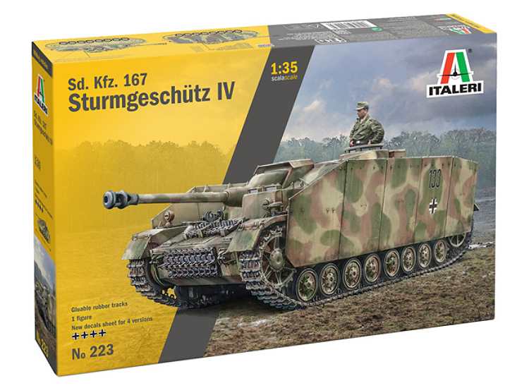 Italeri 223 1/35 Sd. Kfz. 167 SturmGeschutz IV – Models For Sale Ltd