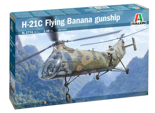 1/48 Italeri - H-21C Flying Banana GunShip