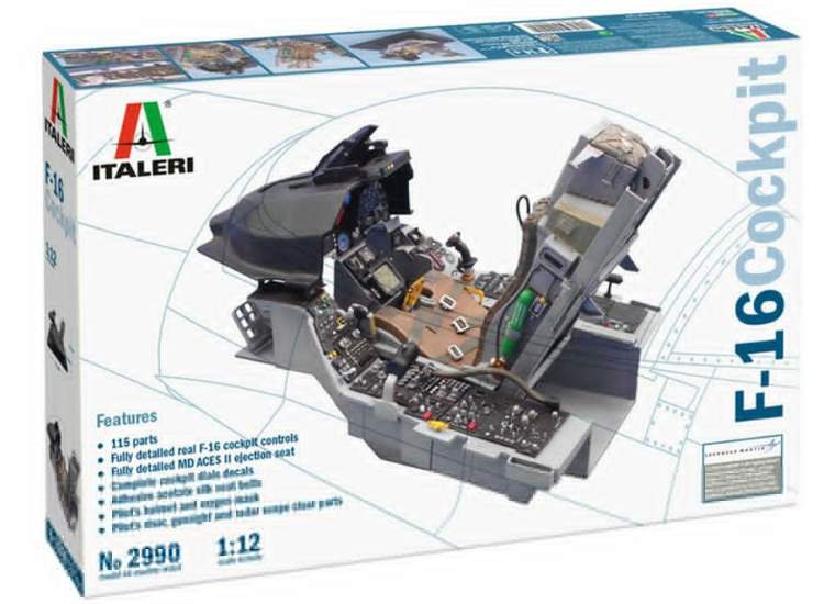 1/12 Italeri - F-16 Cockpit