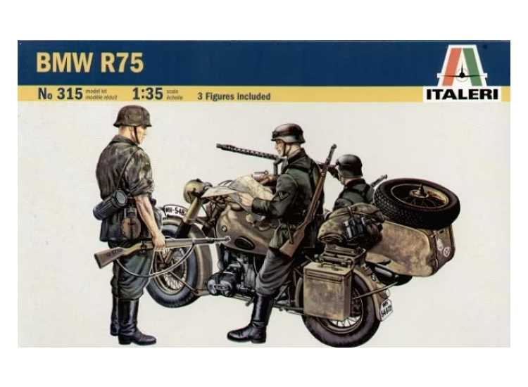1/35 Italeri - BMW R75 With Sidecar