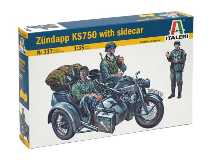 1/35 Italeri - Zundapp K750 w/ Sidecar