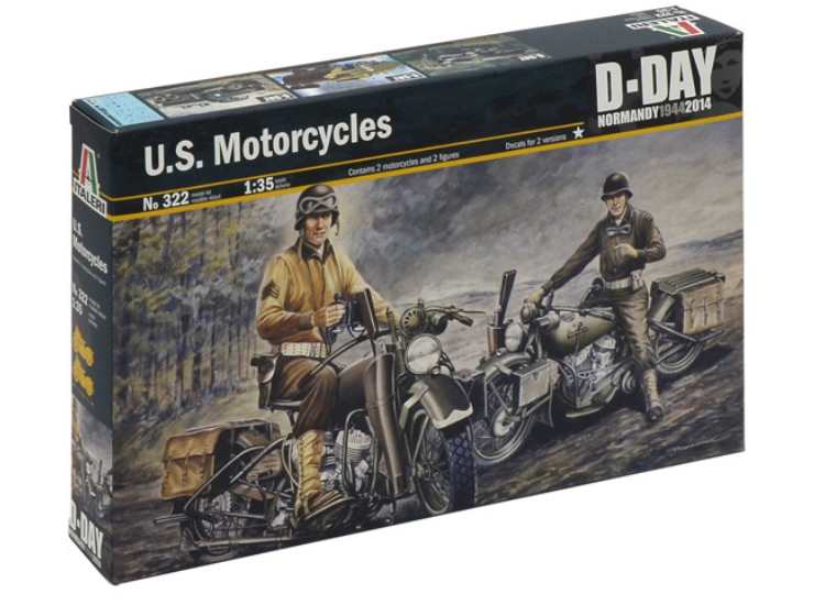 1/35 Italeri - WWII U.S Military Police w/Motorcycles