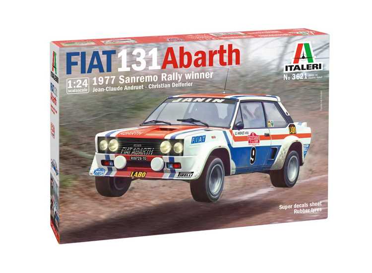 1/24 Italeri - Fiat 131 Abarth Sam Remo Winner 1977