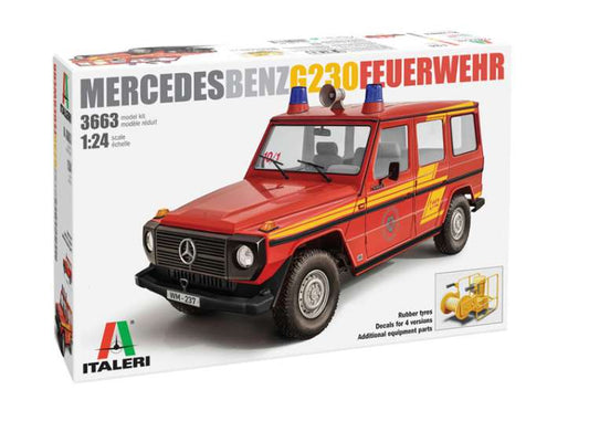 1/24 Italeri - Mercedes Benz G230 Feuerwehr - Fire Engine